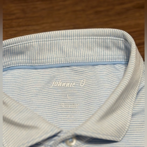 johnnie-O Light Blue Polo Shirt - Picture 2 of 6